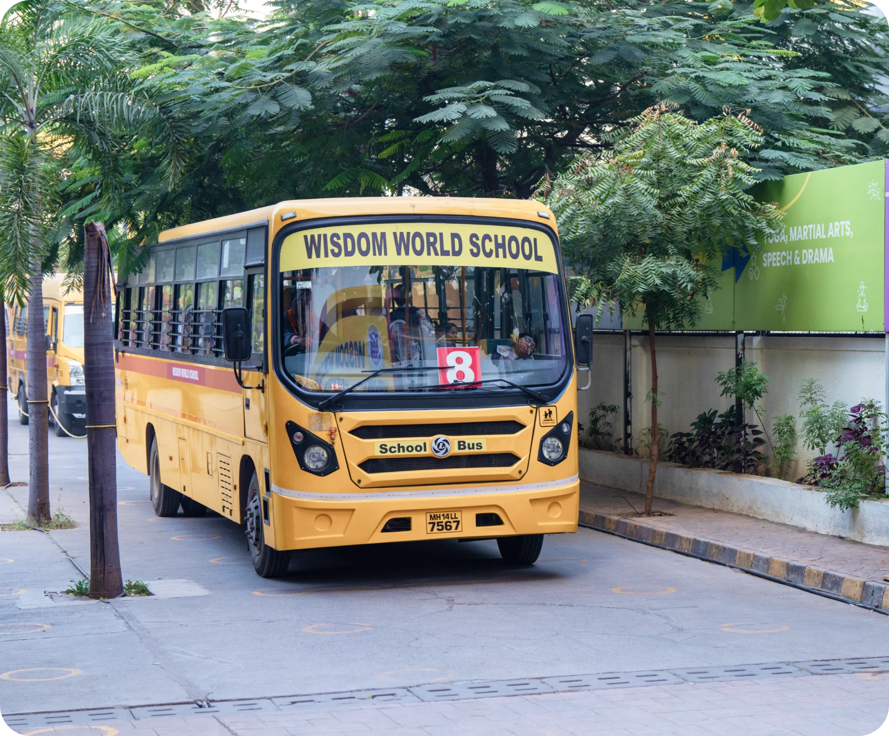 Transportation Services at Wisdom World School